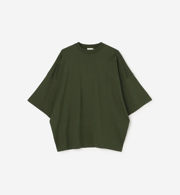 handvaerk「handvaerk | 60/2 ビッグクルーネックTシャツ SOLID MEN」|Tシャツ・カットソー|