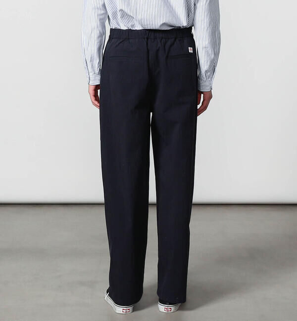 DANTON「DANTON | コットンナイロンツイル 2タックワイドイージーパンツ MEN」|チノ|
