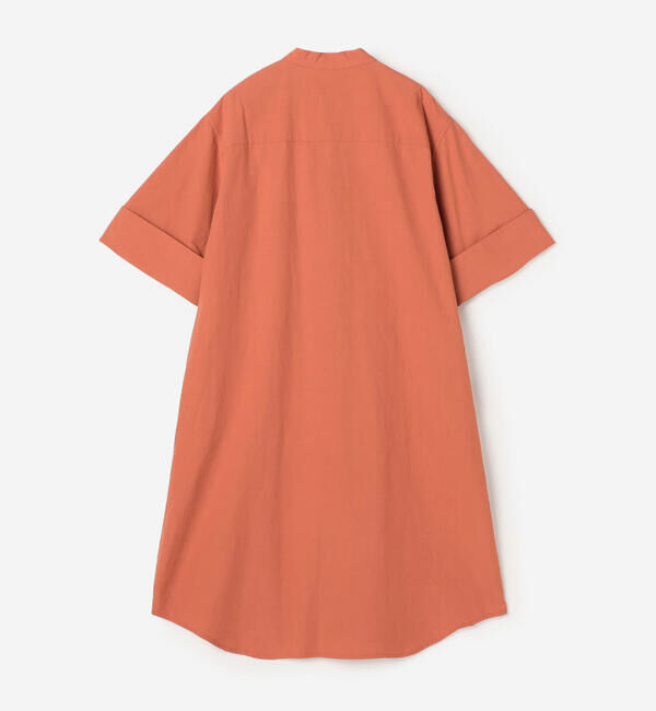 GYMPHLEX「Gymphlex | コットンタイプライター スタンドカラーシャツワンピース WOMEN」|ワンピース|