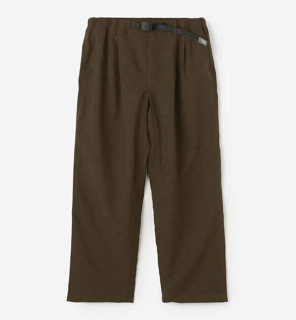  「Gramicci | 〈別注〉 2タック テーパードイージーパンツ WOMEN」|チノ|BROWN