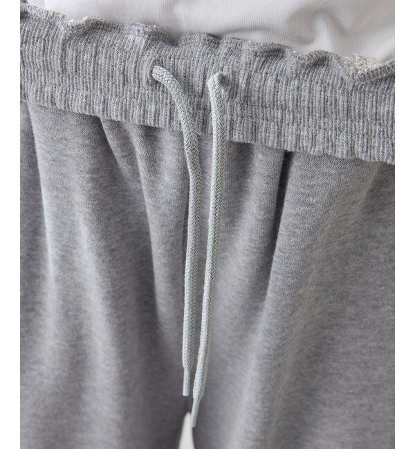  「ロゴ裏毛ワイドパンツ」|チノ|