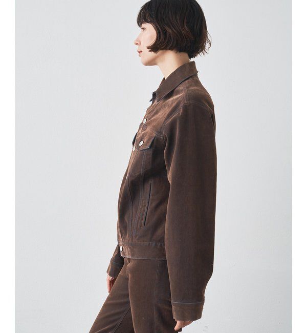  「デニムフロッキーGジャン」|デニムジャケット|