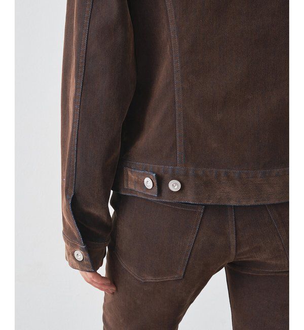  「デニムフロッキーGジャン」|デニムジャケット|