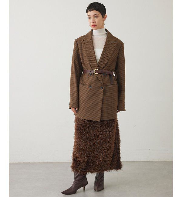 THE PAUSE「【THE PAUSE】チェックダブルジャケット」|テーラードジャケット|