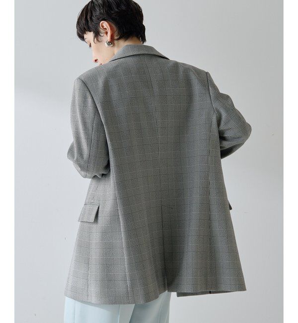 THE PAUSE「【THE PAUSE】チェックダブルジャケット」|テーラードジャケット|