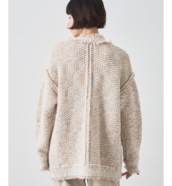  「ミックスヤーンニットツイードジャケット」|その他|