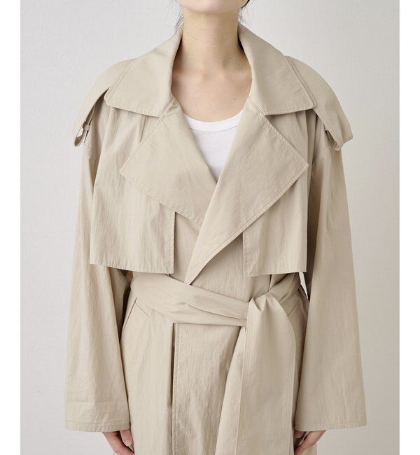  「ロングトレンチコート」|トレンチコート|