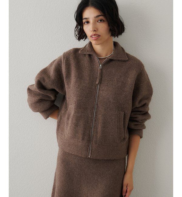  「ニットブルゾン」|ブルゾン・スタジャン|