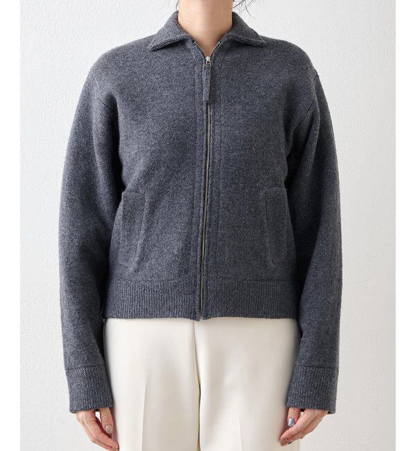  「ニットブルゾン」|ブルゾン・スタジャン|