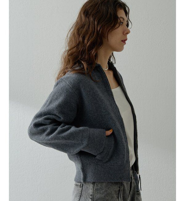  「ニットブルゾン」|ブルゾン・スタジャン|