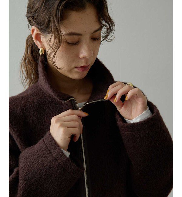  「アルパカシャギーブルゾン」|ブルゾン・スタジャン|