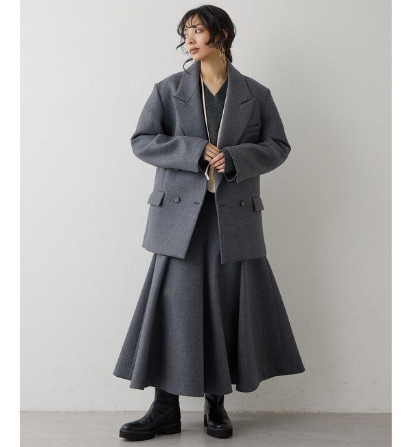  「ボンディングウールスカート」|スカート|