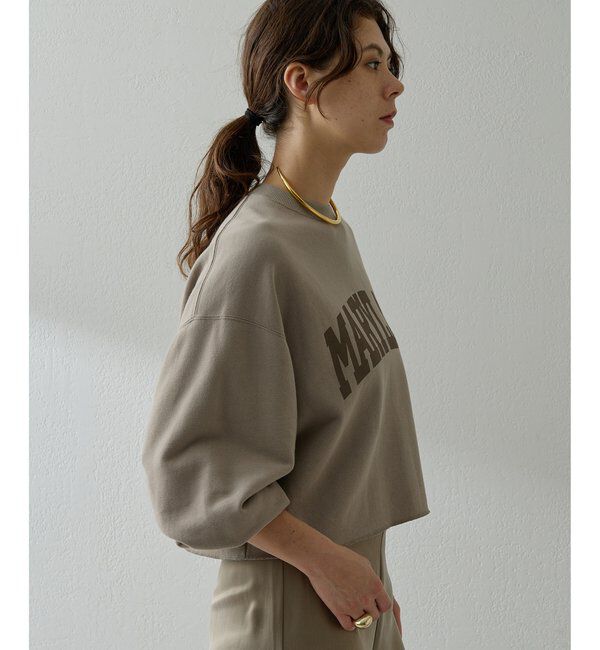  「裏毛ロゴプルオーバー」|Tシャツ・カットソー|