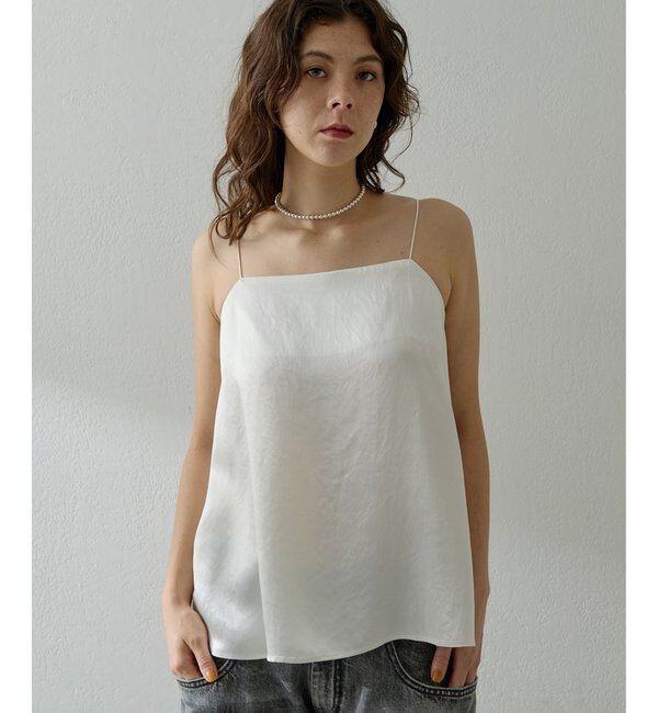  「サテンキャミソール」|シャツ・ブラウス|