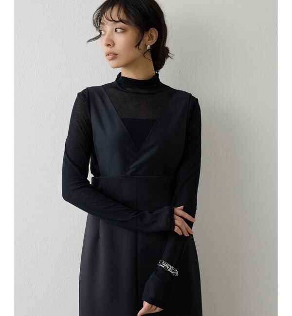  「ダブルサテンワンピース」|ワンピース|