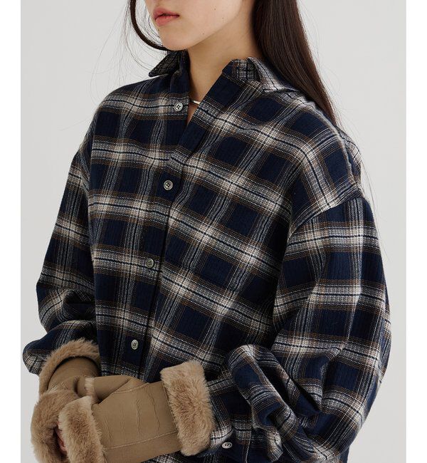  「ピケチェックシャツ」|シャツ・ブラウス|