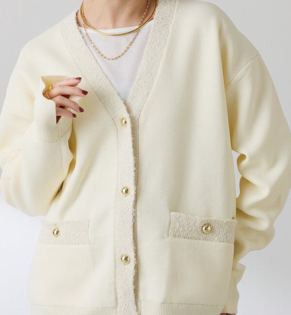  「ハーフミラノニットカーディガン」|ニット・セーター|