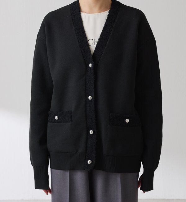  「ハーフミラノニットカーディガン」|ニット・セーター|