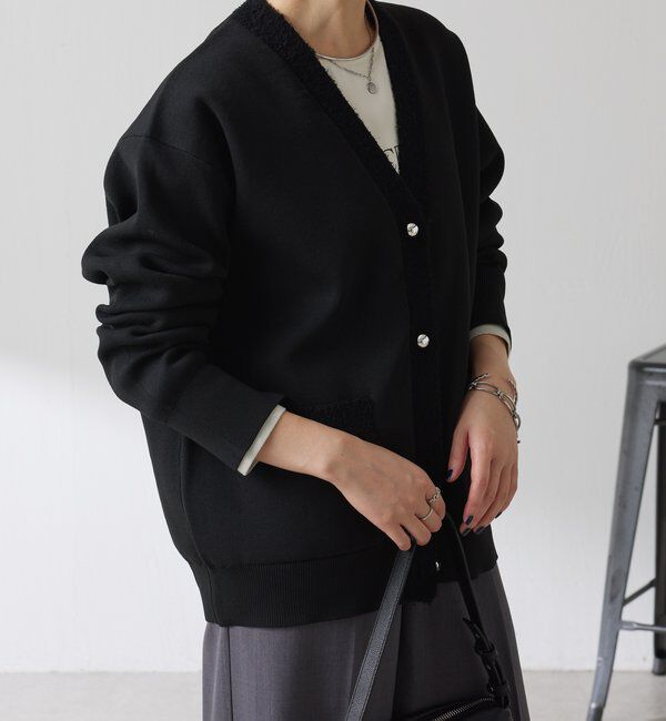  「ハーフミラノニットカーディガン」|ニット・セーター|