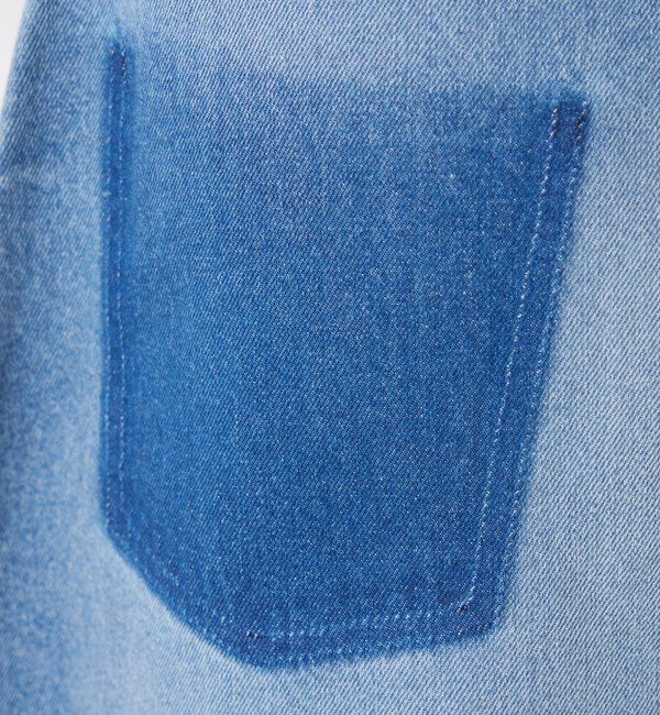  「Q.anos　レイヤードデニムスカート」|スカート|