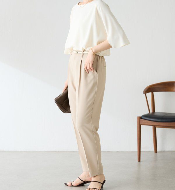  「ジャージスリムテーパードパンツ/セレモニー」|チノ|