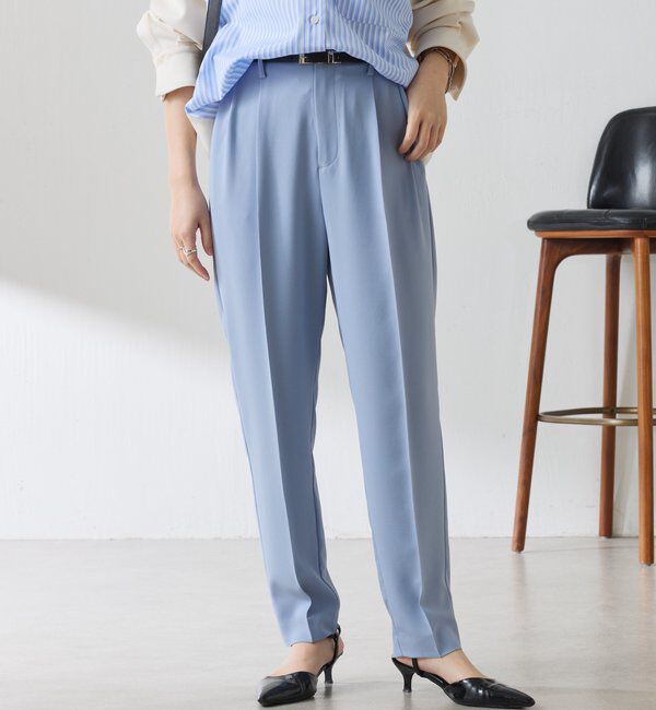  「ジャージスリムテーパードパンツ/セレモニー」|チノ|