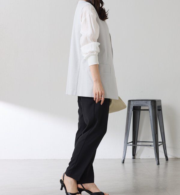  「ジャージスリムテーパードパンツ/セレモニー」|チノ|