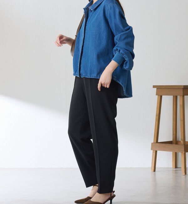  「ジャージスリムテーパードパンツ/セレモニー」|チノ|