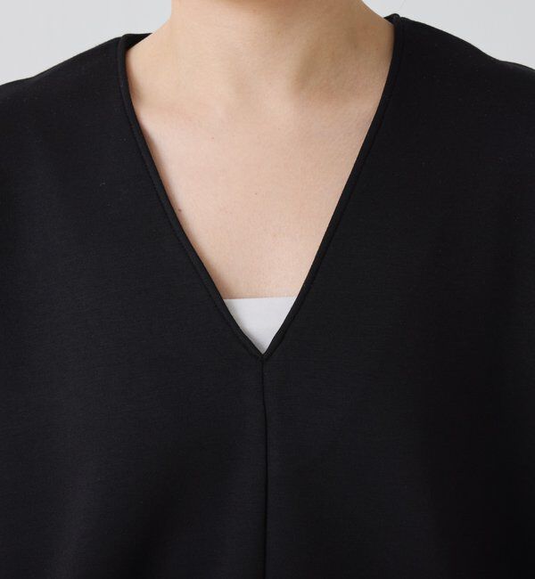  「ポンチＶカットプルオーバー」|Tシャツ・カットソー|