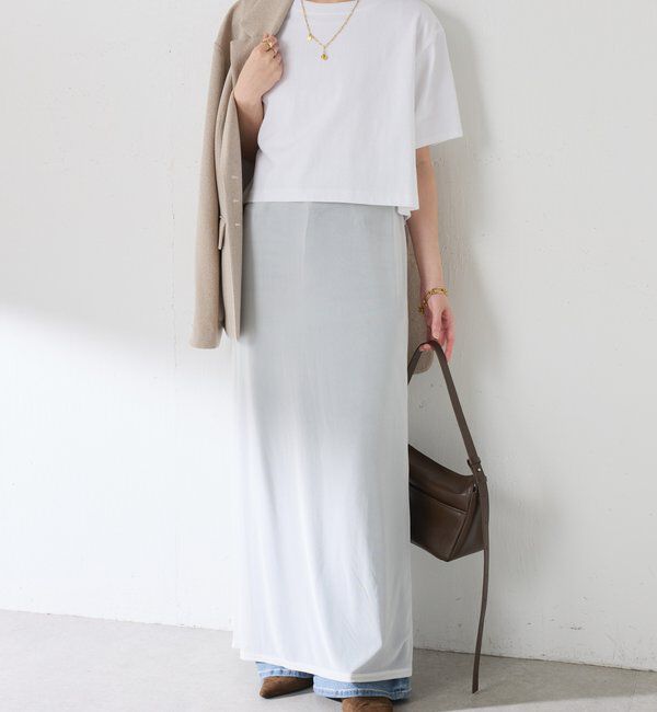  「Q.anos レイヤードTシャツ」|Tシャツ・カットソー|