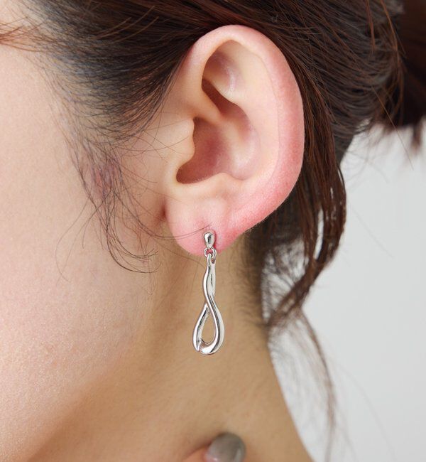  「【PAPILLONNER/パピヨネ】ツイストドロップピアス」|リング|