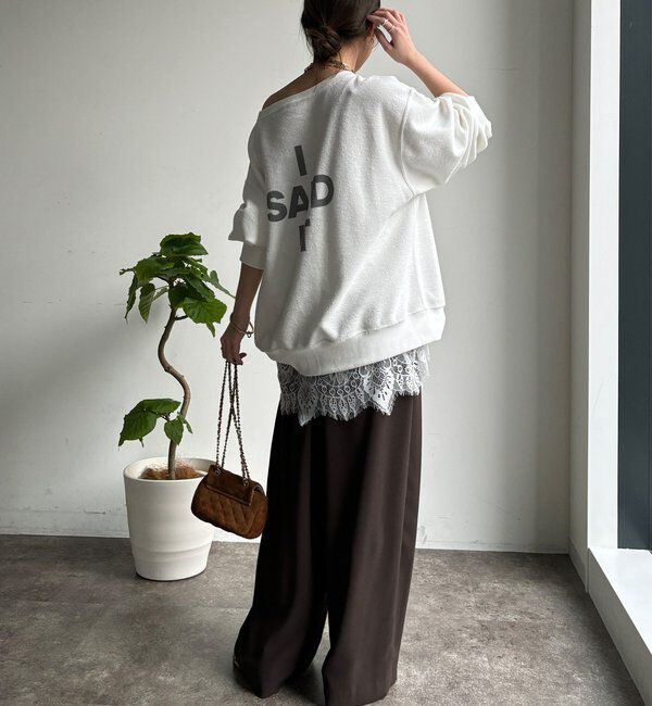  「【累計販売数3万枚突破/21色4サイズ展開！】タックワイドパンツ」|チノ|