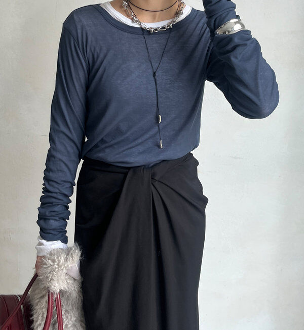  「【新色追加】コットンシアーTEE」|Tシャツ・カットソー|