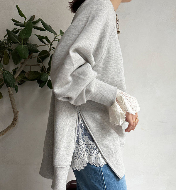  「レースフレアブラウス」|シャツ・ブラウス|