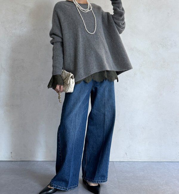  「レースフレアブラウス」|シャツ・ブラウス|