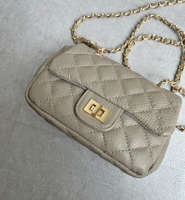  「キルティングレザーショルダー」|トートバッグ|