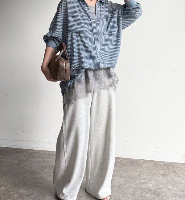  「袖リブシアーデニムシャツ」|シャツ・ブラウス|