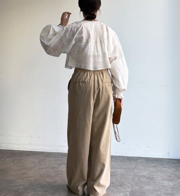  「デニムワイドイージーパンツ」|デニム|