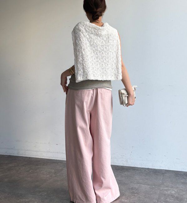  「デニムワイドイージーパンツ」|デニム|