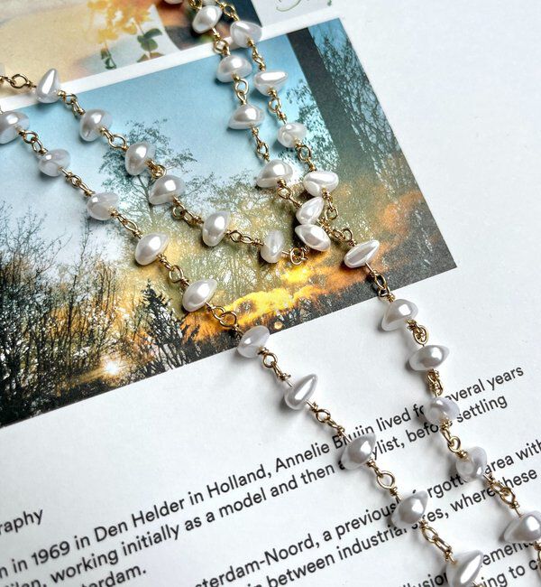  「【インフルエンサーOKOCHI企画】月モチーフランダムパールネックレス」|ネックレス|