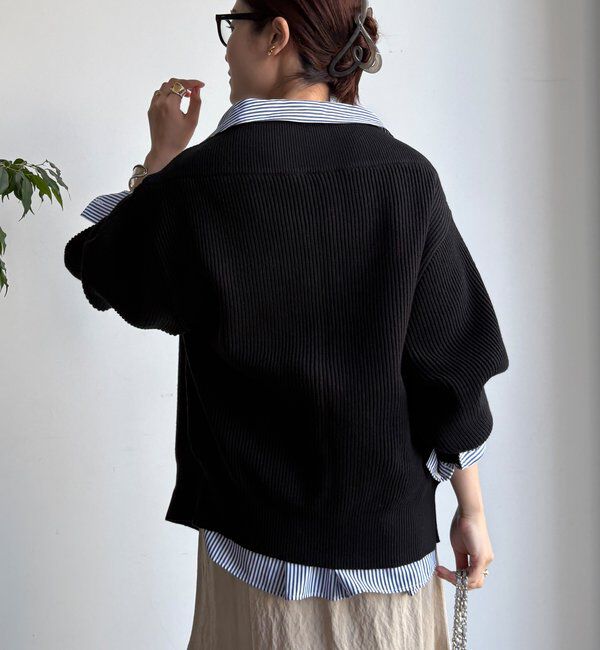  「フロントジップニット」|ニット・セーター|