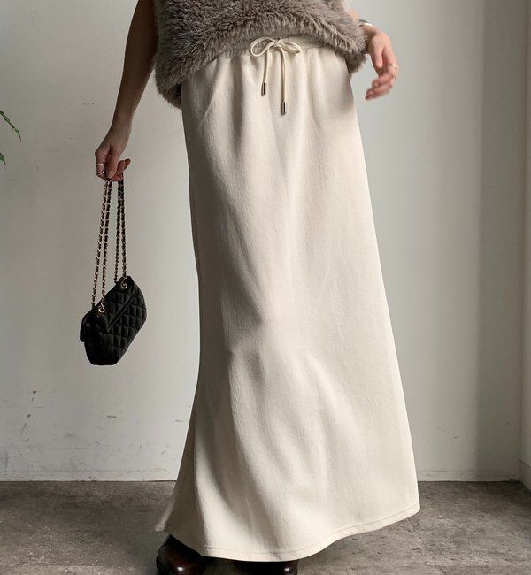  「セットアップドロストスカート」|スカート|