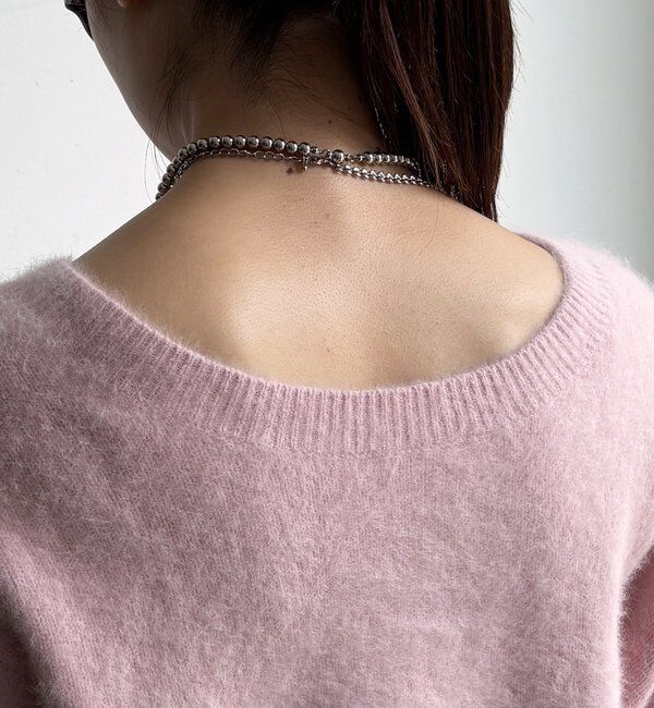  「ファーカシミヤカーディガン」|カーディガン|