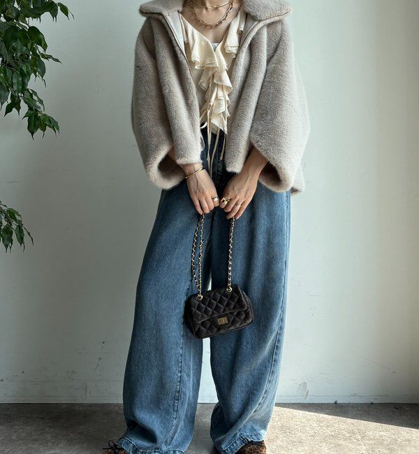  「フェイクファーリバーシブルコート」|その他|