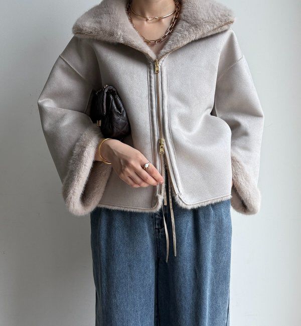  「フェイクファーリバーシブルコート」|その他|