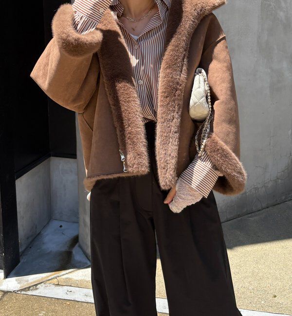  「フェイクファーリバーシブルコート」|その他|