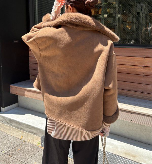  「フェイクファーリバーシブルコート」|その他|