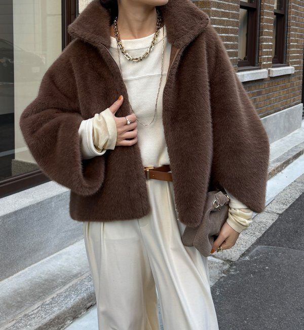  「フェイクファーリバーシブルコート」|その他|