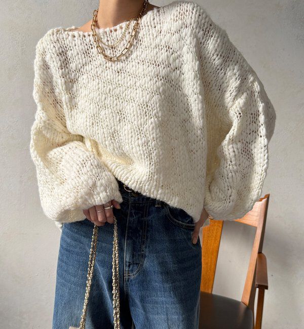  「ローゲージニット」|ニット・セーター|