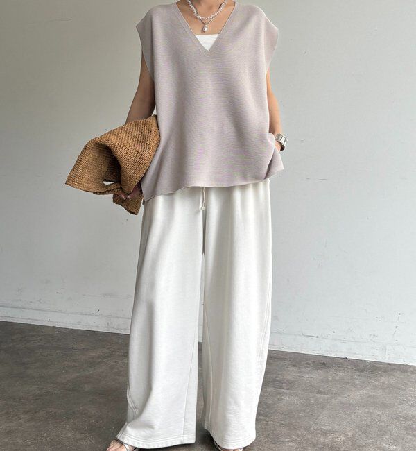  「ガーターフレンチプルオーバー」|Tシャツ・カットソー|